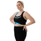 See yourself in the Spotlight in these LBS Aqua Spotlight Plus Size Sports Bra for the Female Artist.