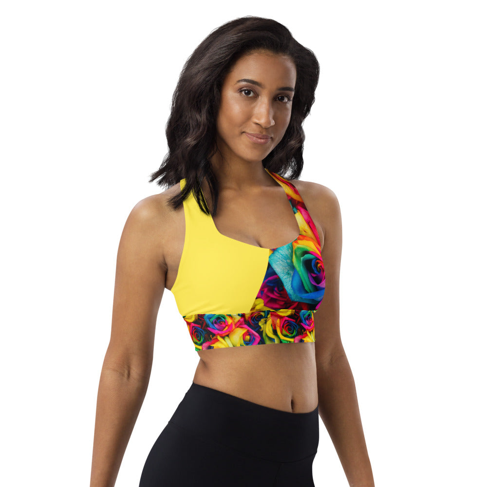 Sunlight & Roses Sports Bra
