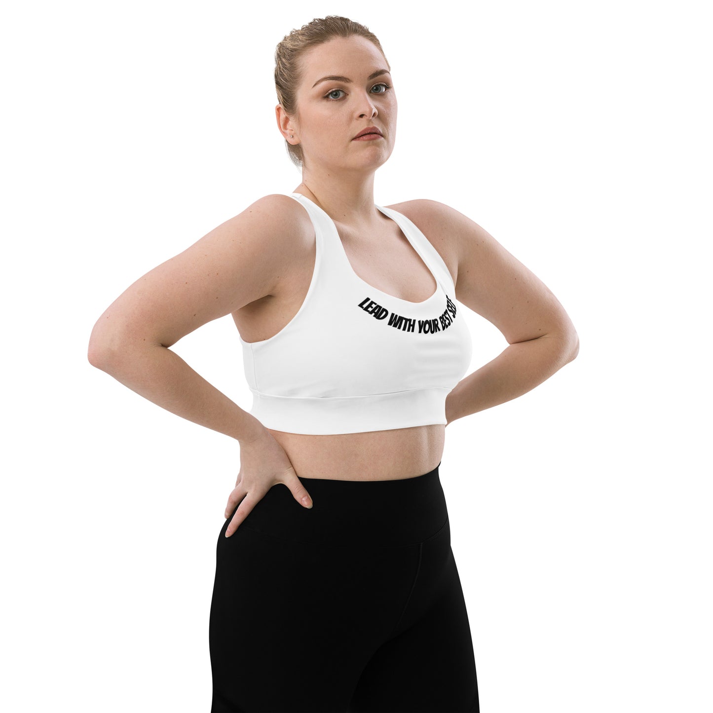 LBS Sports Bra - White - Plus Size