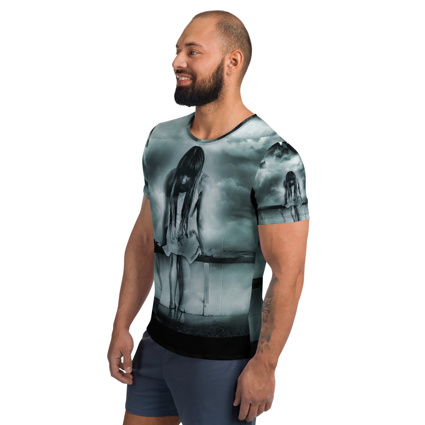 Clouded Judgment Men's Athletic T-shirt