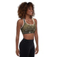 Female artist shine bright rocking your Gold Spotlyght Padded Sports BraFemale artist shine bright rocking your Gold Spotlyght Padded Sports Bra