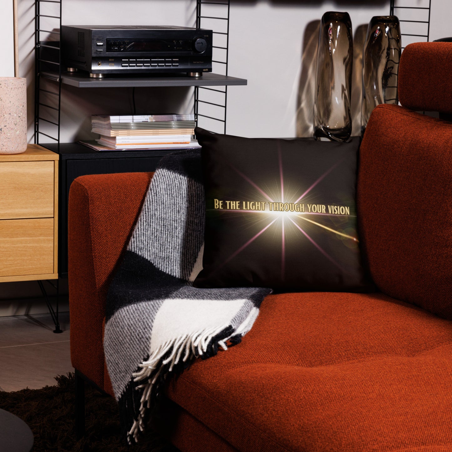 Be the Light Premium Pillow