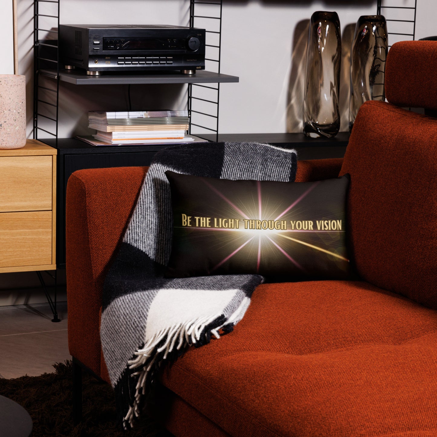 Be the Light Premium Pillow