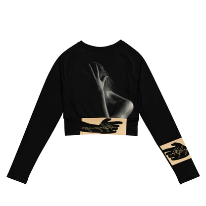 A-Ray of Emotions Long-Sleeve Crop Top - Bracelet - Plus Size