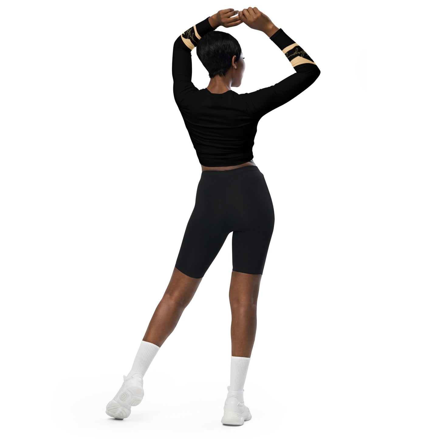 A-Ray of Emotions Long-Sleeve Crop Top - Reach: Inspire and Stretch