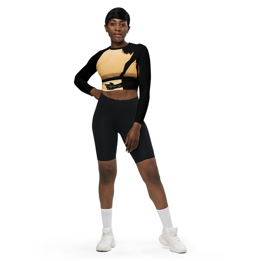 A-Ray of Emotions Long-Sleeve Crop Top
