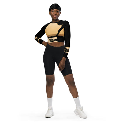 A-Ray of Emotions Long-Sleeve Crop Top - DBL Bracelet