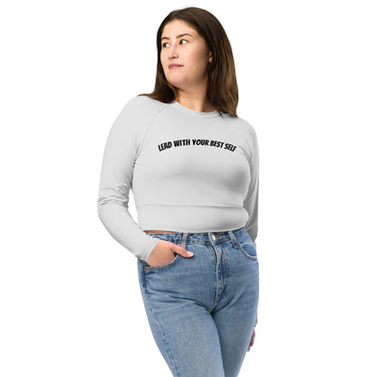 LBS Long-Sleeve Crop Top - Whisper - Plus Size
