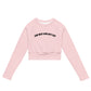 LBS Long-Sleeve Crop Top - Pink - Plus Size