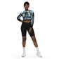 Clouded Judgment Long-Sleeve Crop Top