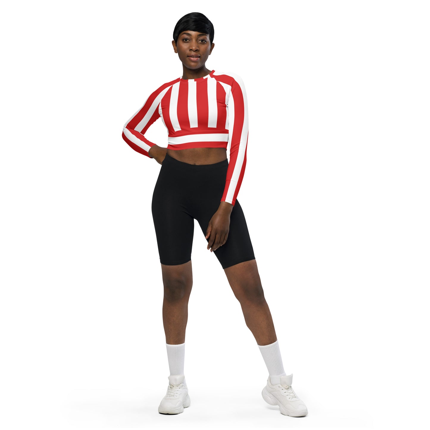 Candy Cane Crop Top