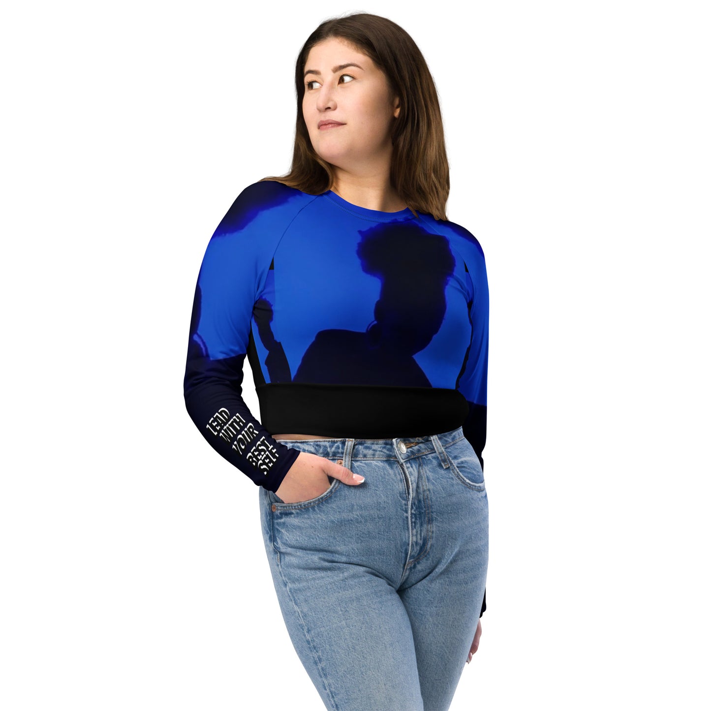LBS Long-Sleeve Crop Top - WS - Plus Size
