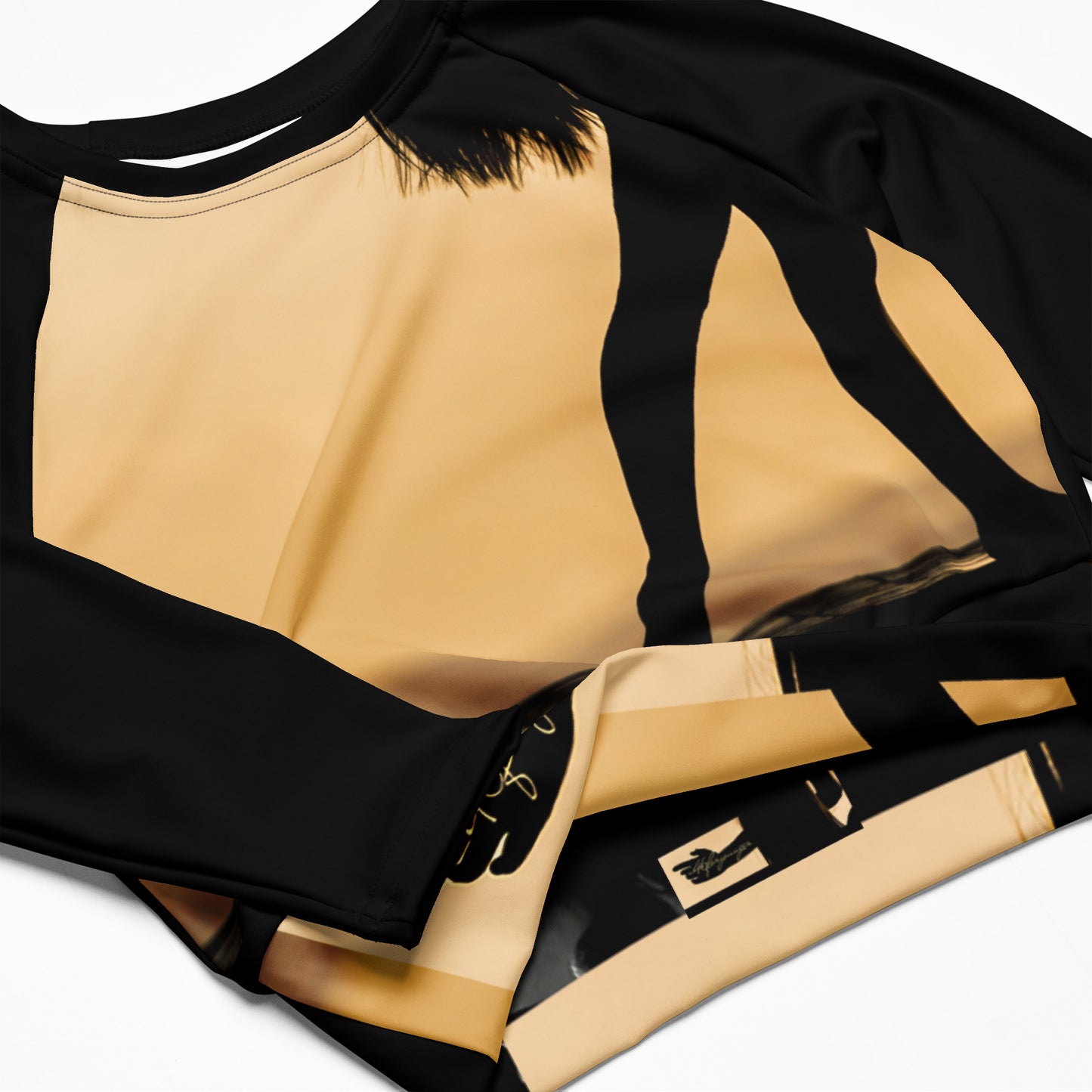 A-Ray of Emotions Long-Sleeve Crop Top