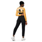 A-Ray of Emotions Long Sleeve Crop Top - AH Chardonnay: A canvas for creativity and artistic elegance, inspired by the profound quote, in the stunning Chardonnay color.