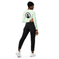 Dynamic Long-Sleeve Crop – Maintain sexy in a bulk fest season with SpotlYght Seeker's design-matched  mint crop top.