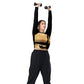 A-Ray of Emotions Long-Sleeve Crop Top - Plus Size