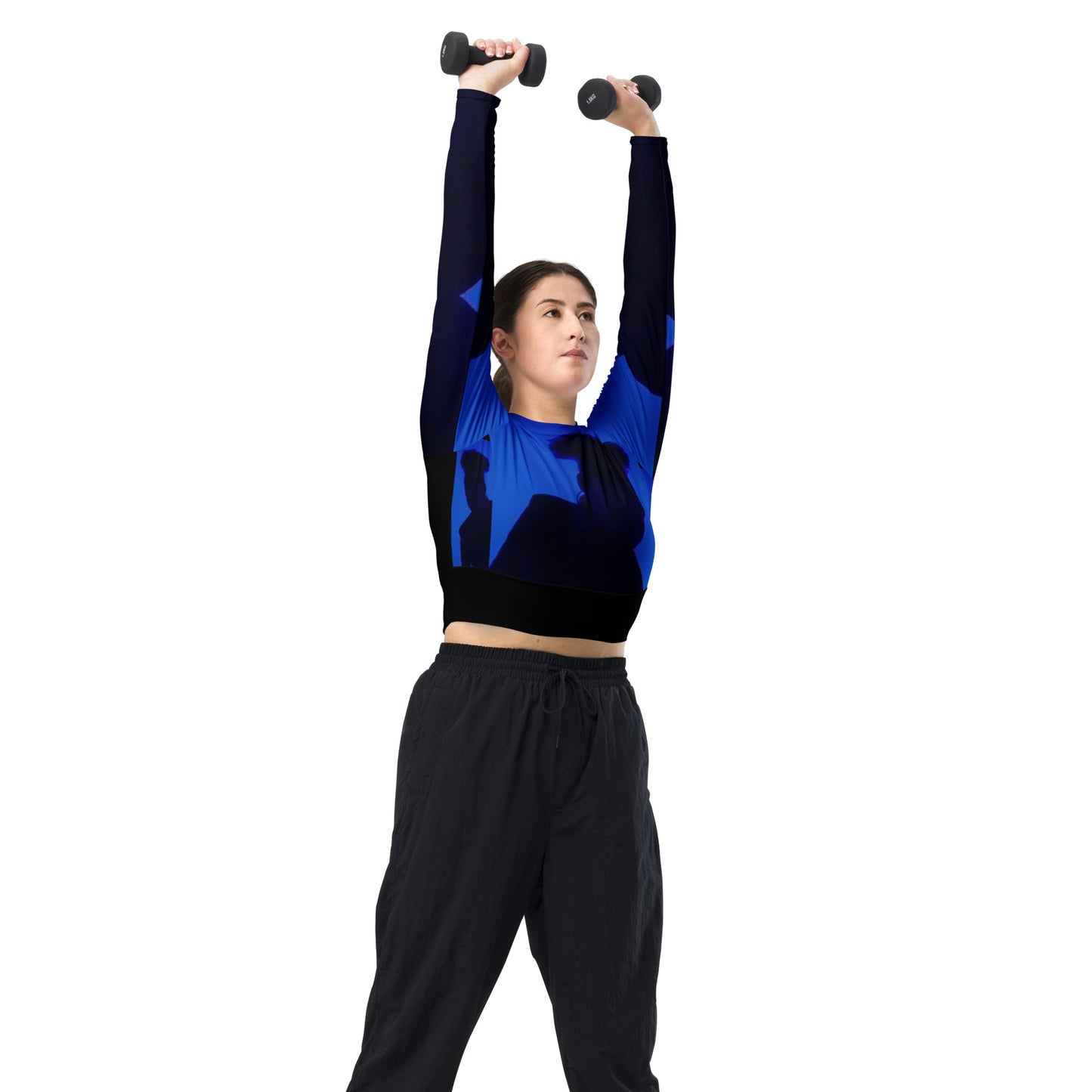 LBS Long-Sleeve Crop Top - WS - Plus Size