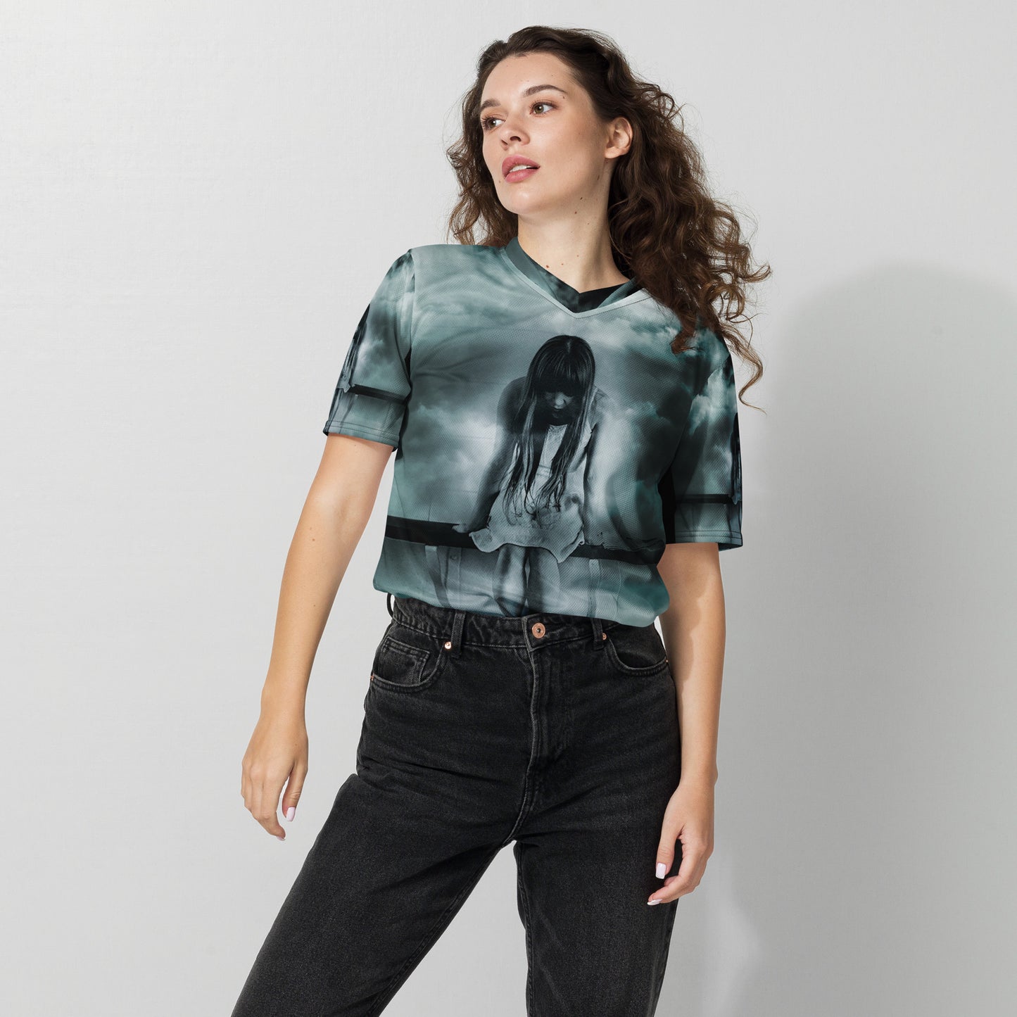 Clouded Unisex Sports Jersey