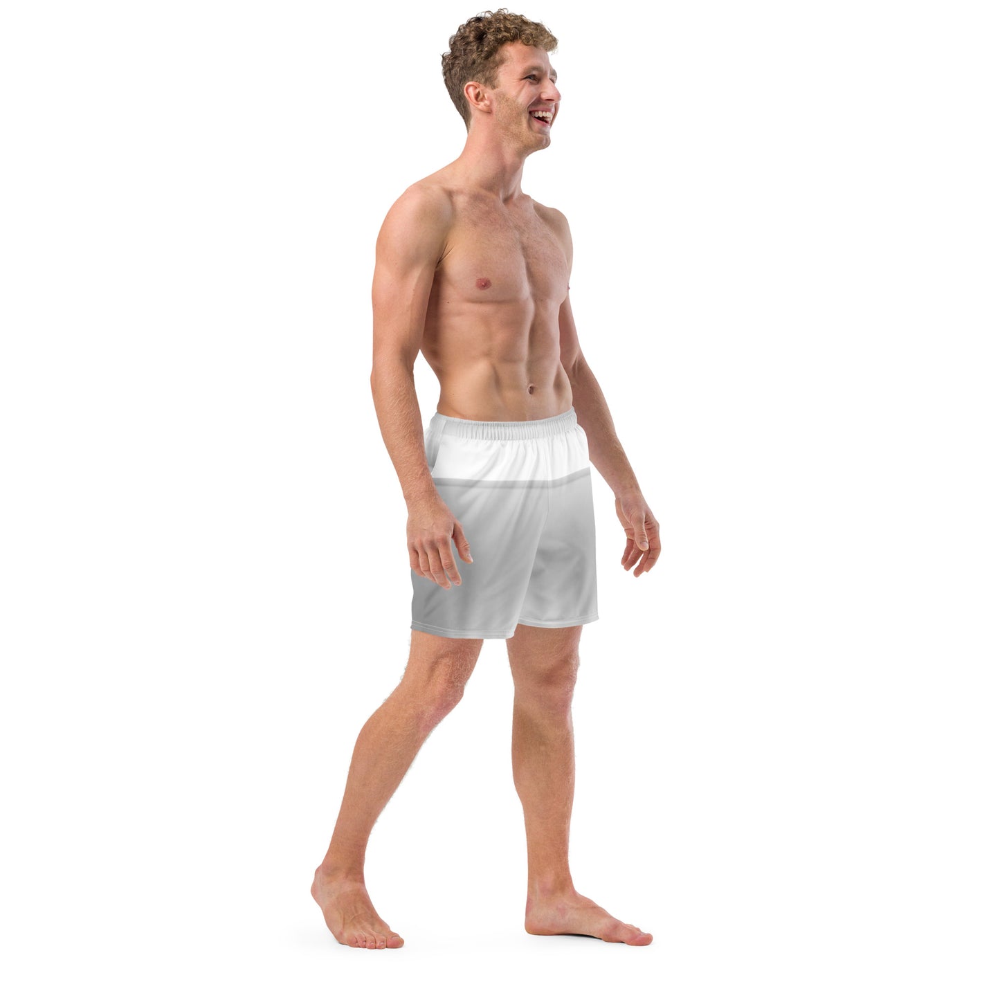LBS Men's Silver Spotlight Swim Trunks