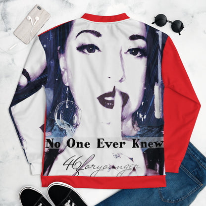 46foryounger No One Ever Knew Unisex Bomber - Red - SN5