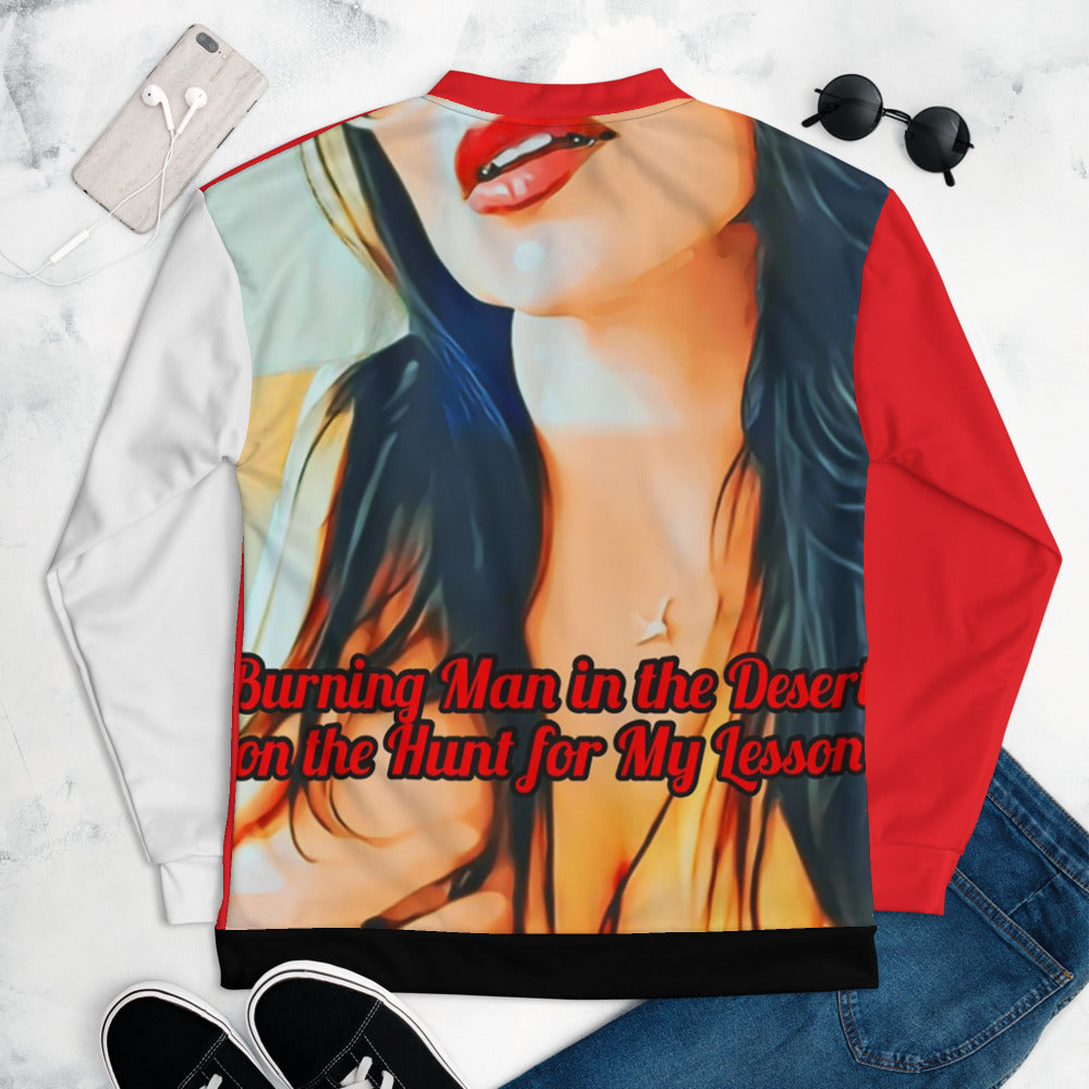 Burning Man Unisex Bomber Jacket - LD1