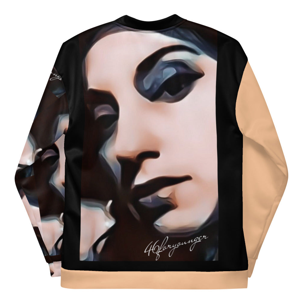 The Artist Unisex Bomber Jacket - BGE & BLK - E5