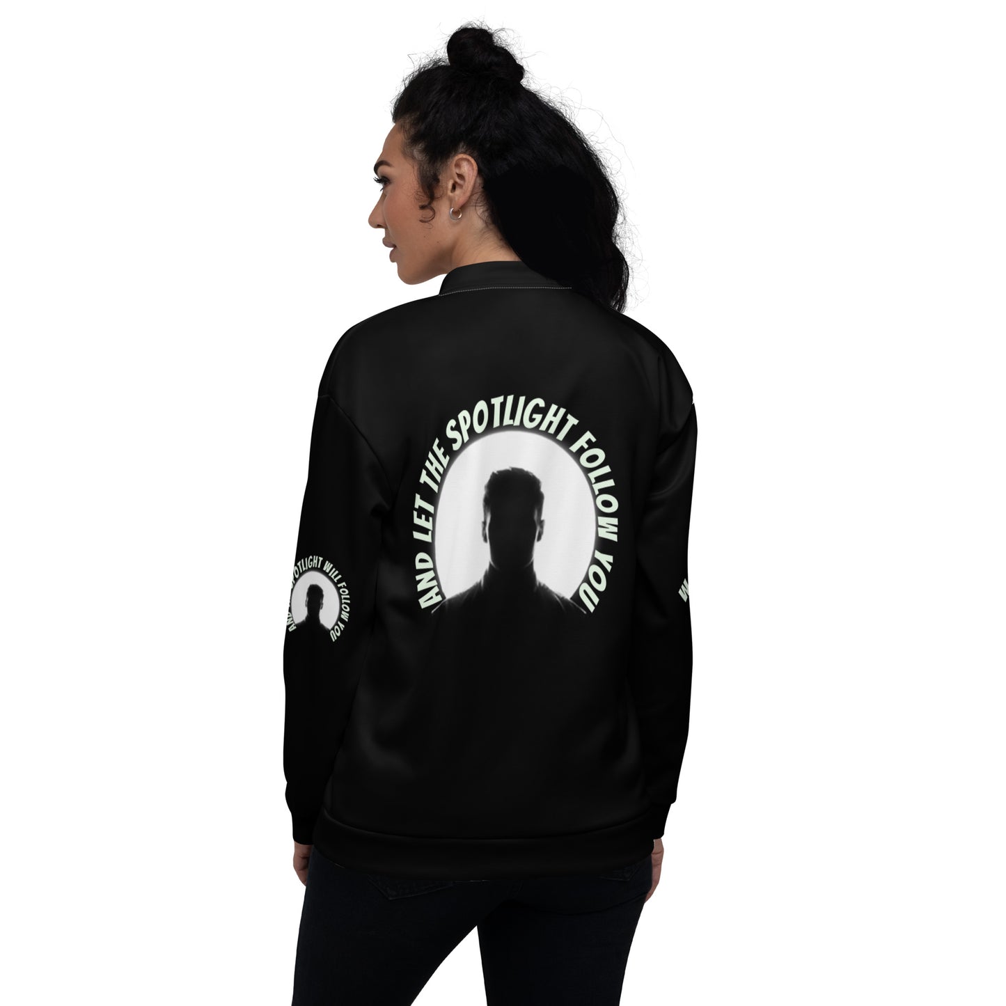 LBS Unisex Bomber Jacket - Honey Dew