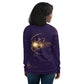 Rebel Artist Unisex Bomber Jacket - Deep Purple