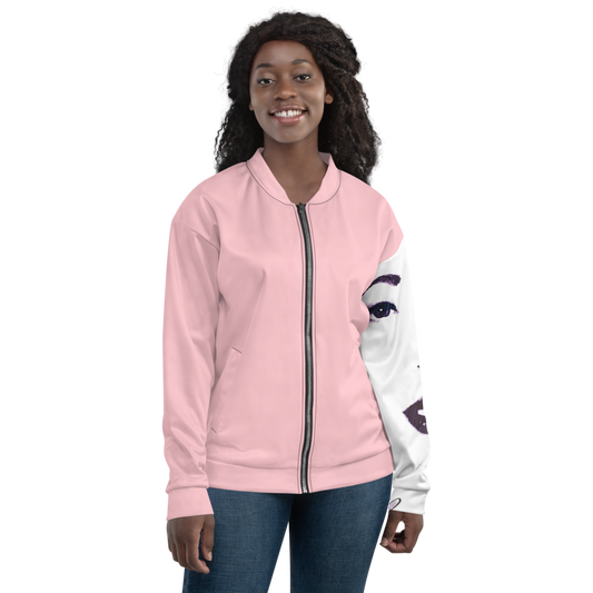 46foryounger No One Ever Knew Unisex Bomber - Pink - SN5