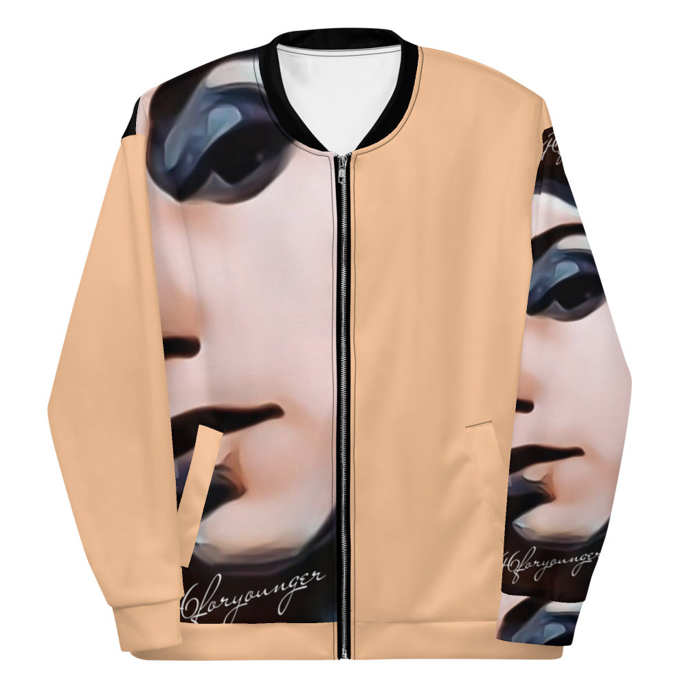 The Artist Unisex Bomber Jacket - BGE & BLK - E5