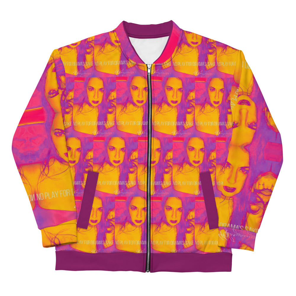 No Play Unisex Bomber Jacket - D4