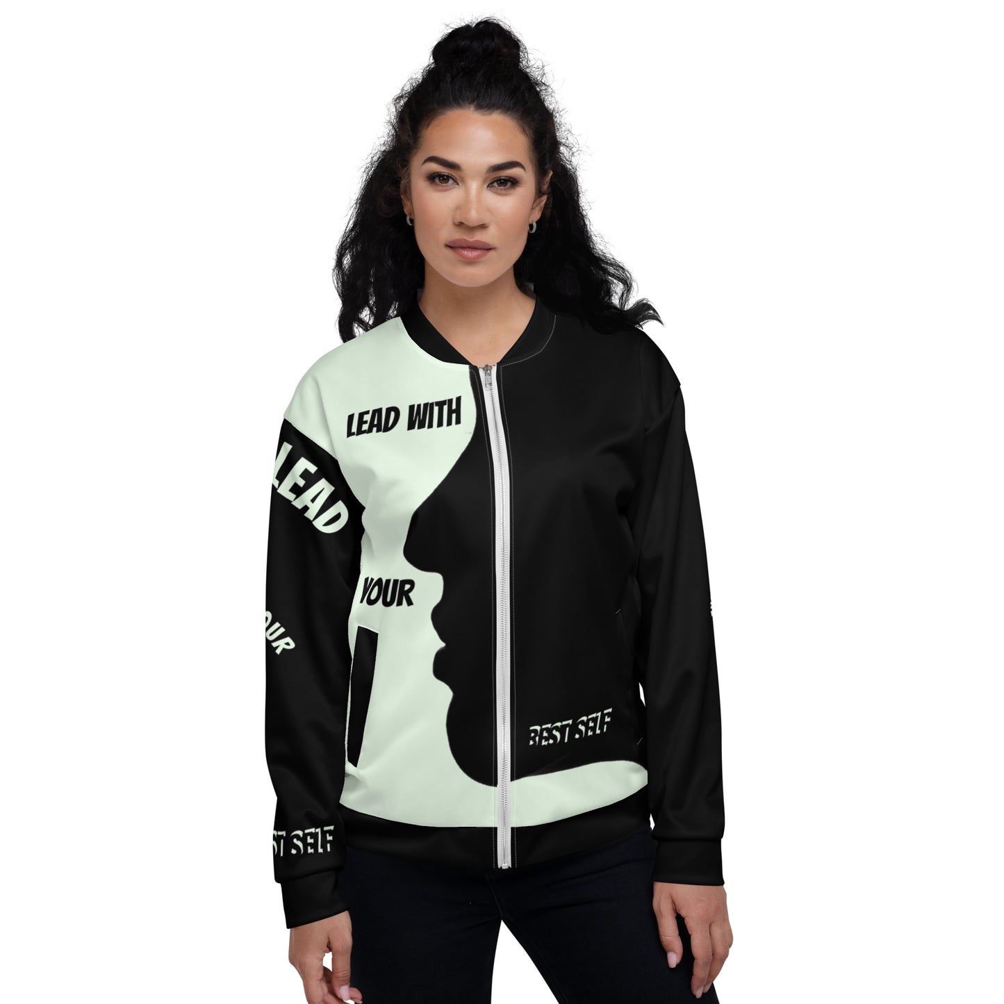 LBS Unisex Bomber Jacket - Honey Dew
