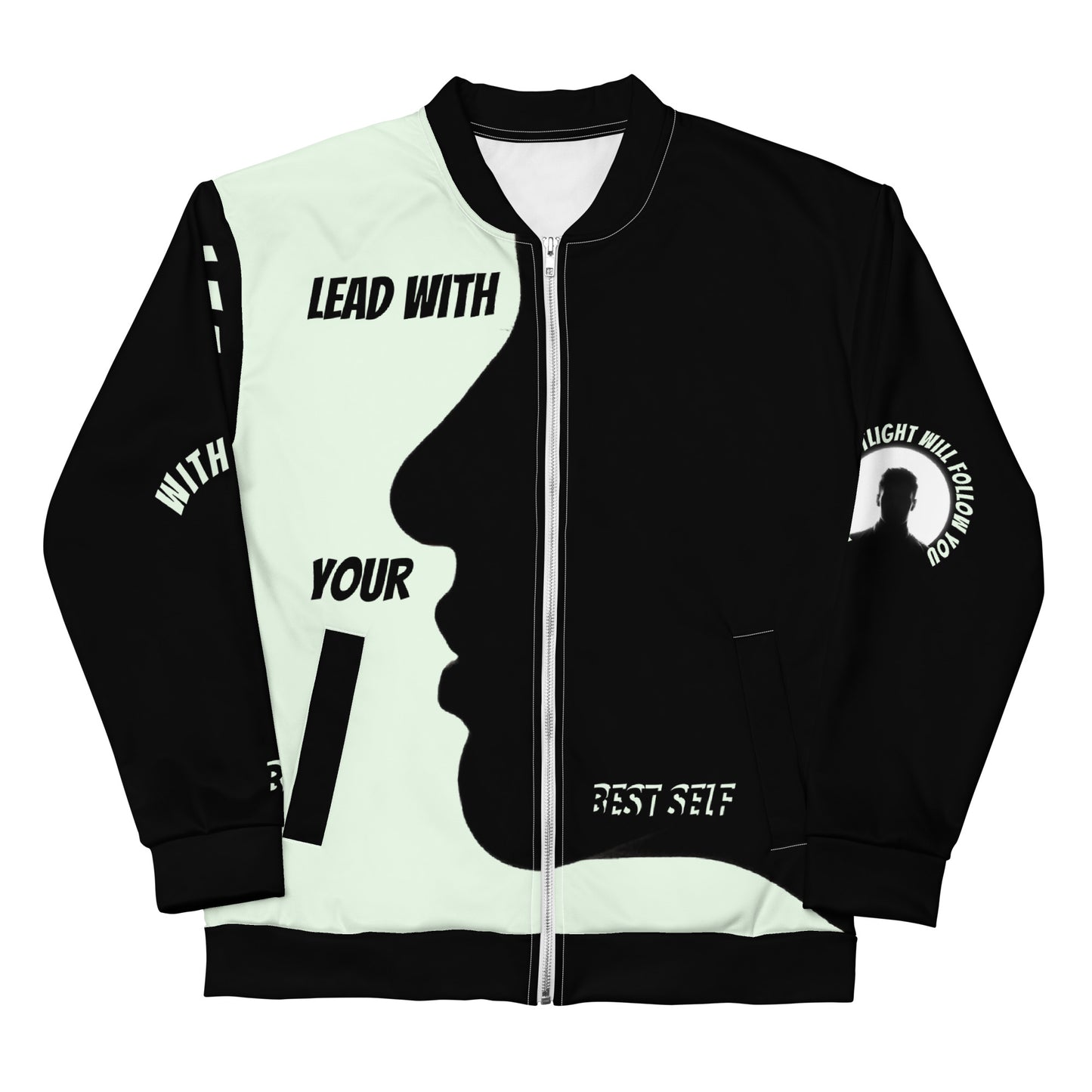 LBS Unisex Bomber Jacket - Honey Dew