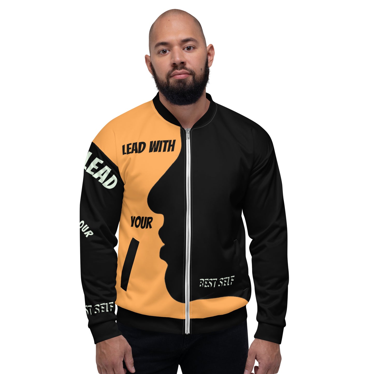 LBS Unisex Bomber Jacket - Orange