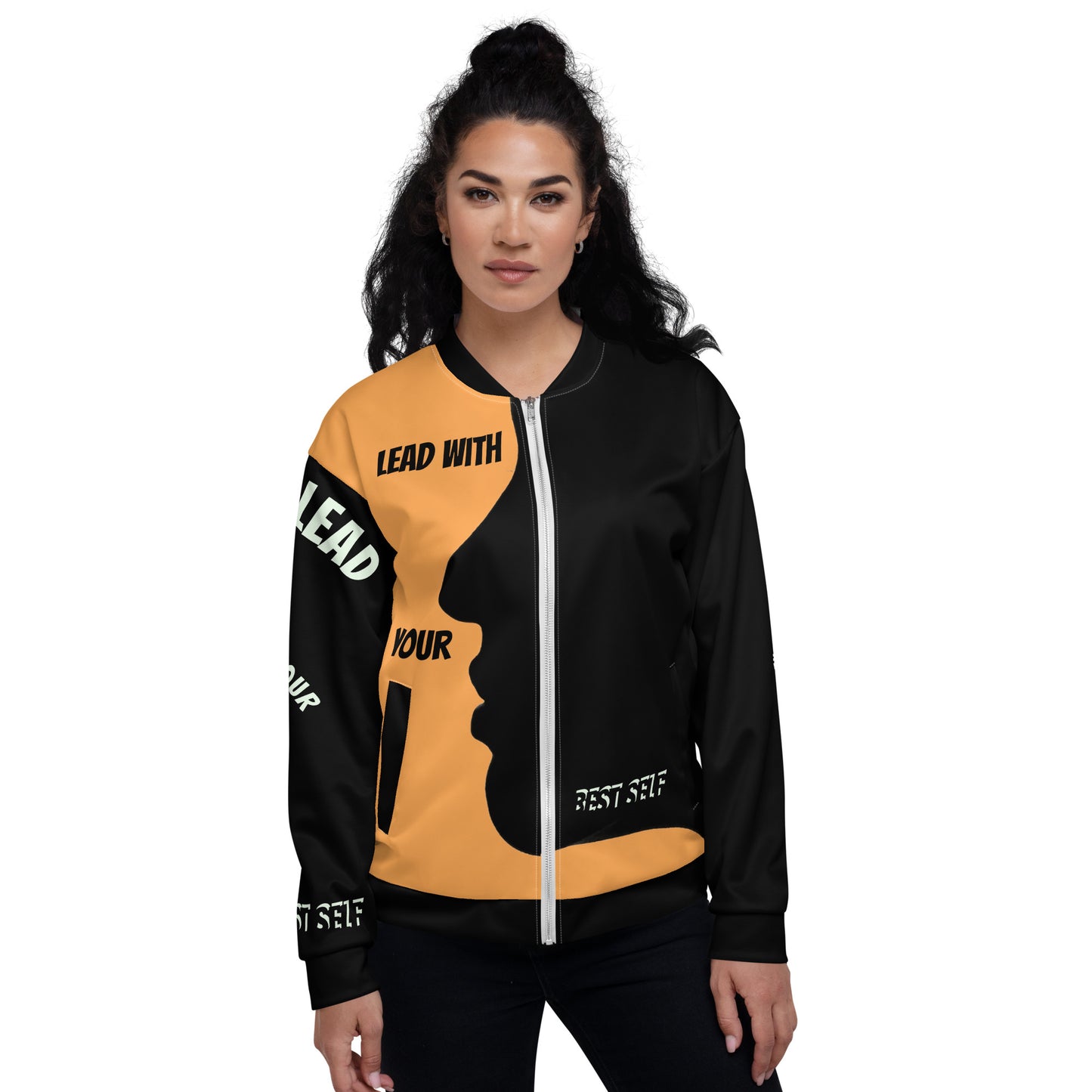 LBS Unisex Bomber Jacket - Orange