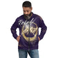 Rebel Artist Unisex Bomber Jacket - Deep Purple