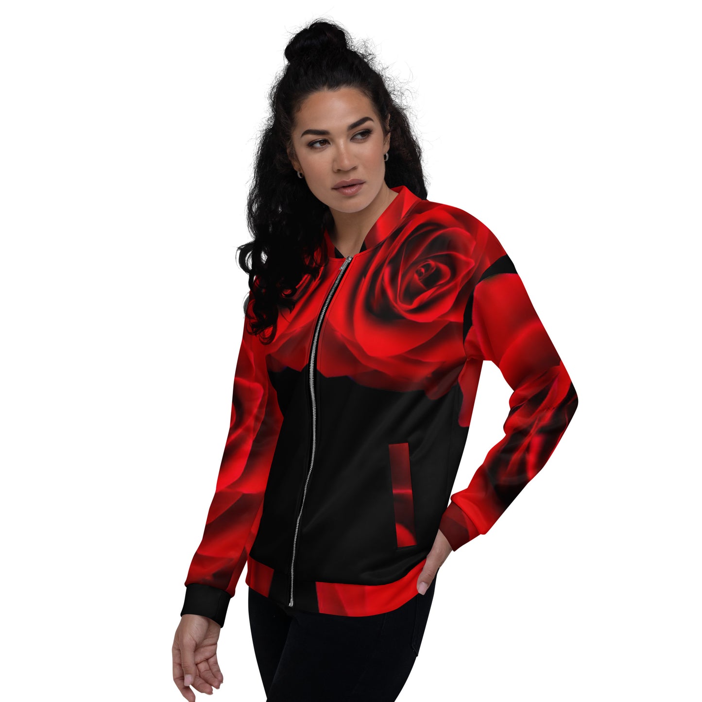 Emote Merch from SpotlYght Seeker - Bravo and Roses Bomber Jacket for the Artist because artists deserve praise.