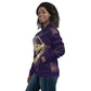 Rebel Artist Unisex Bomber Jacket - Deep Purple