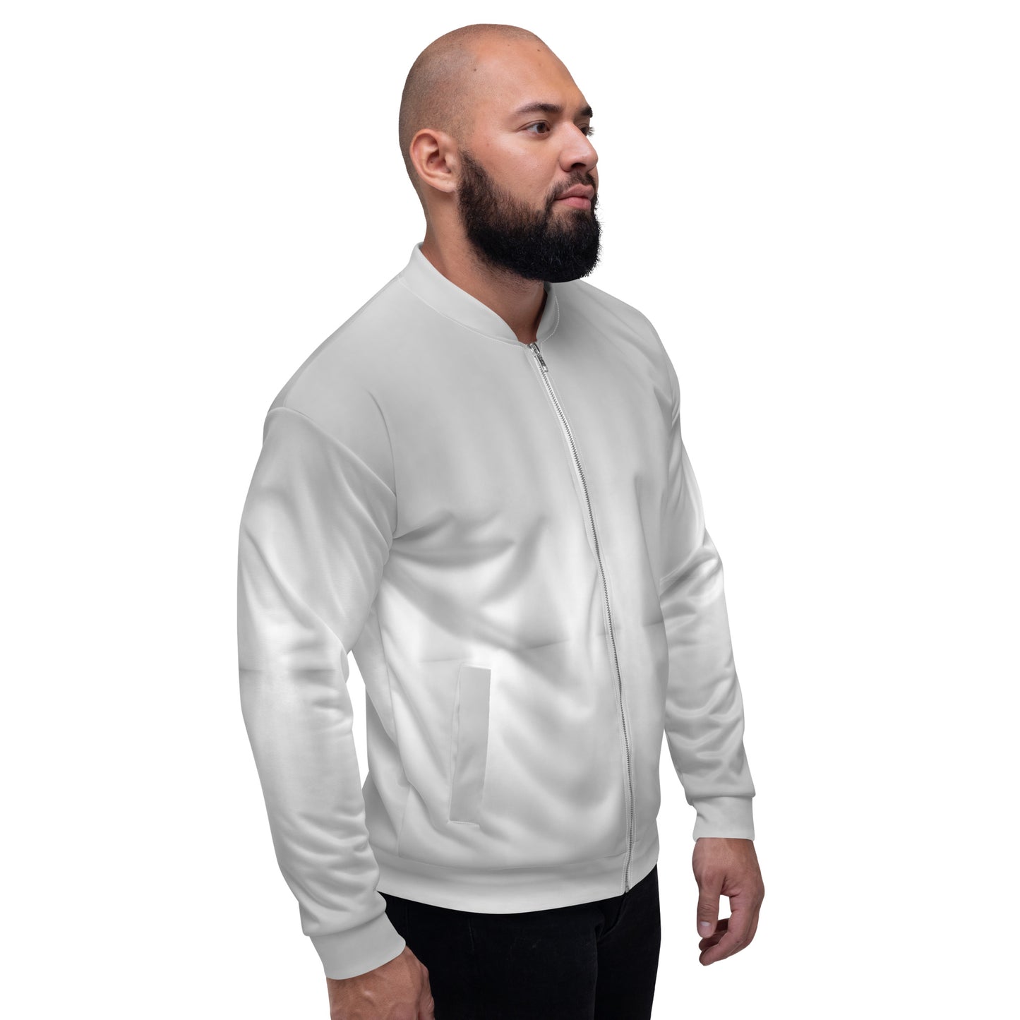 LBS Men's Silver Spotlight Bomber Jacket
