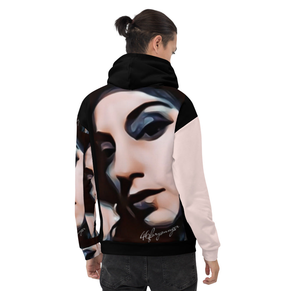 The Artist Unisex Hoodie - BLK Rose - E5