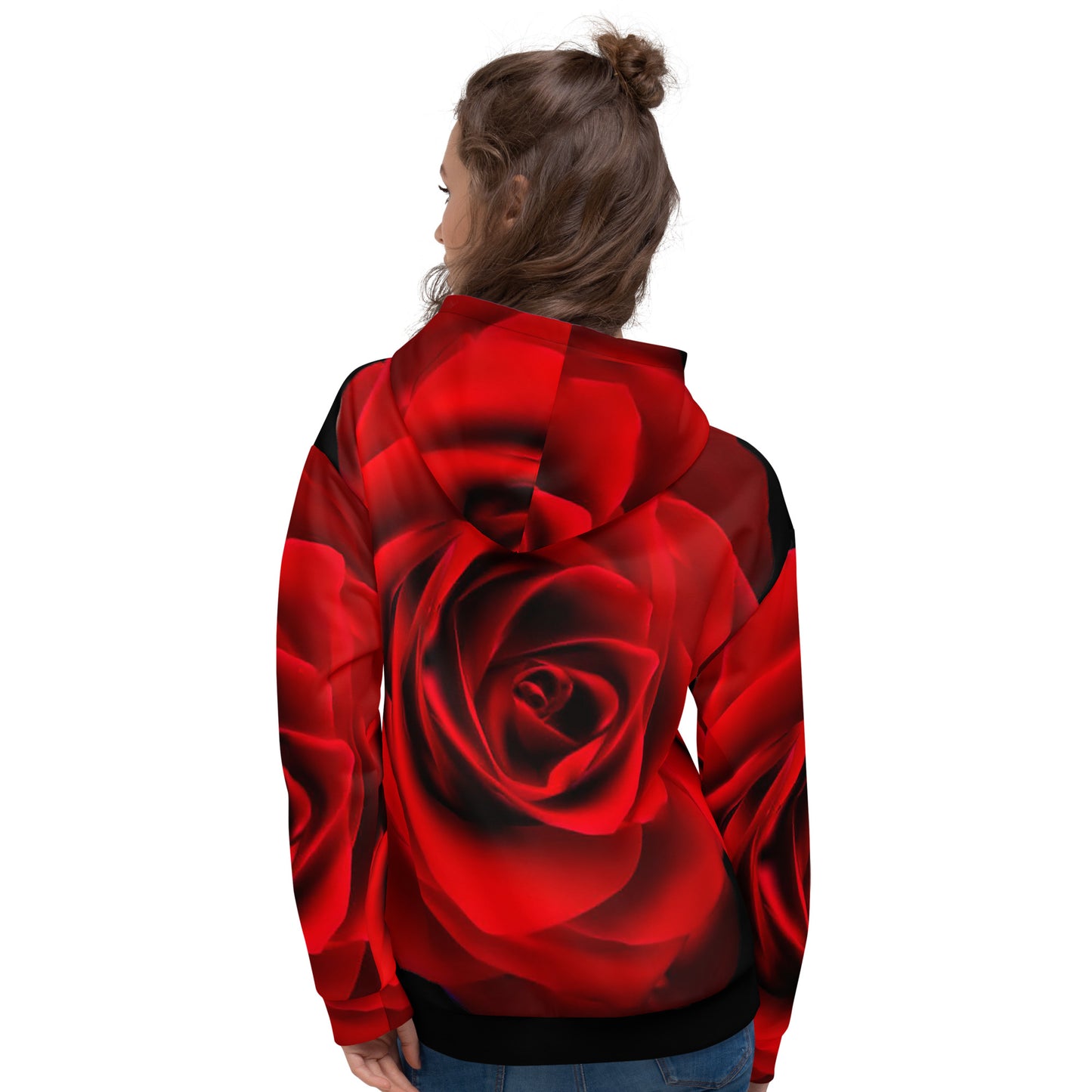 Vibrant Rose Hoodie