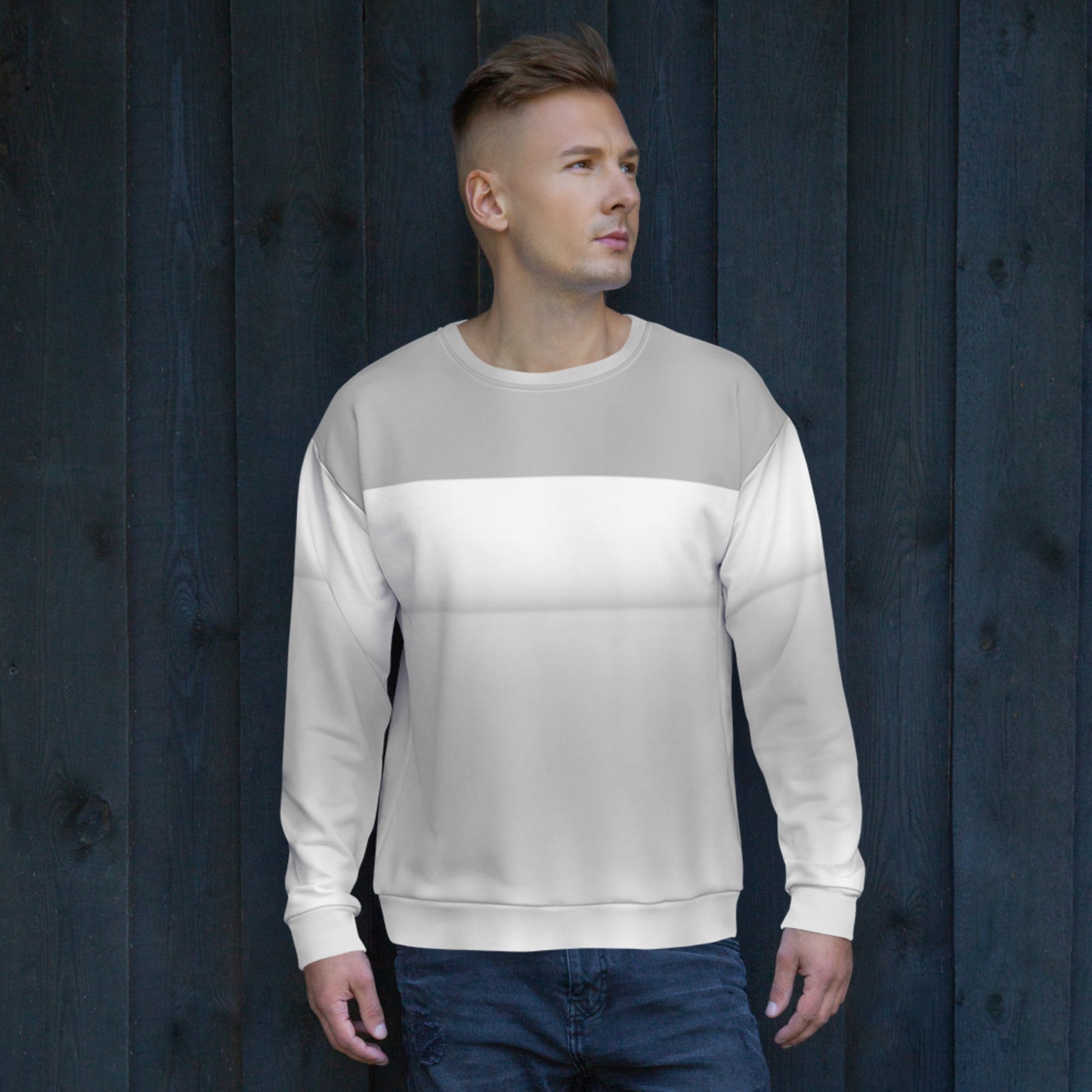 LBS Men's Silver Spotlight Sweatshirt - White