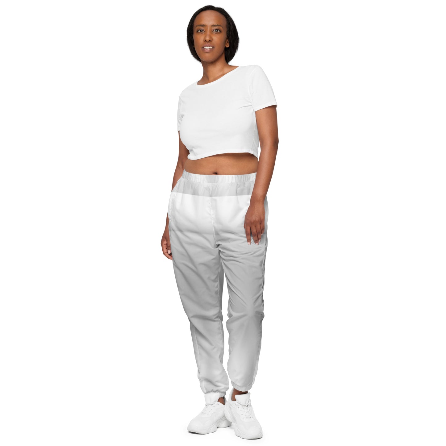 LBS Women's Silver Spotlight Track Pants - White