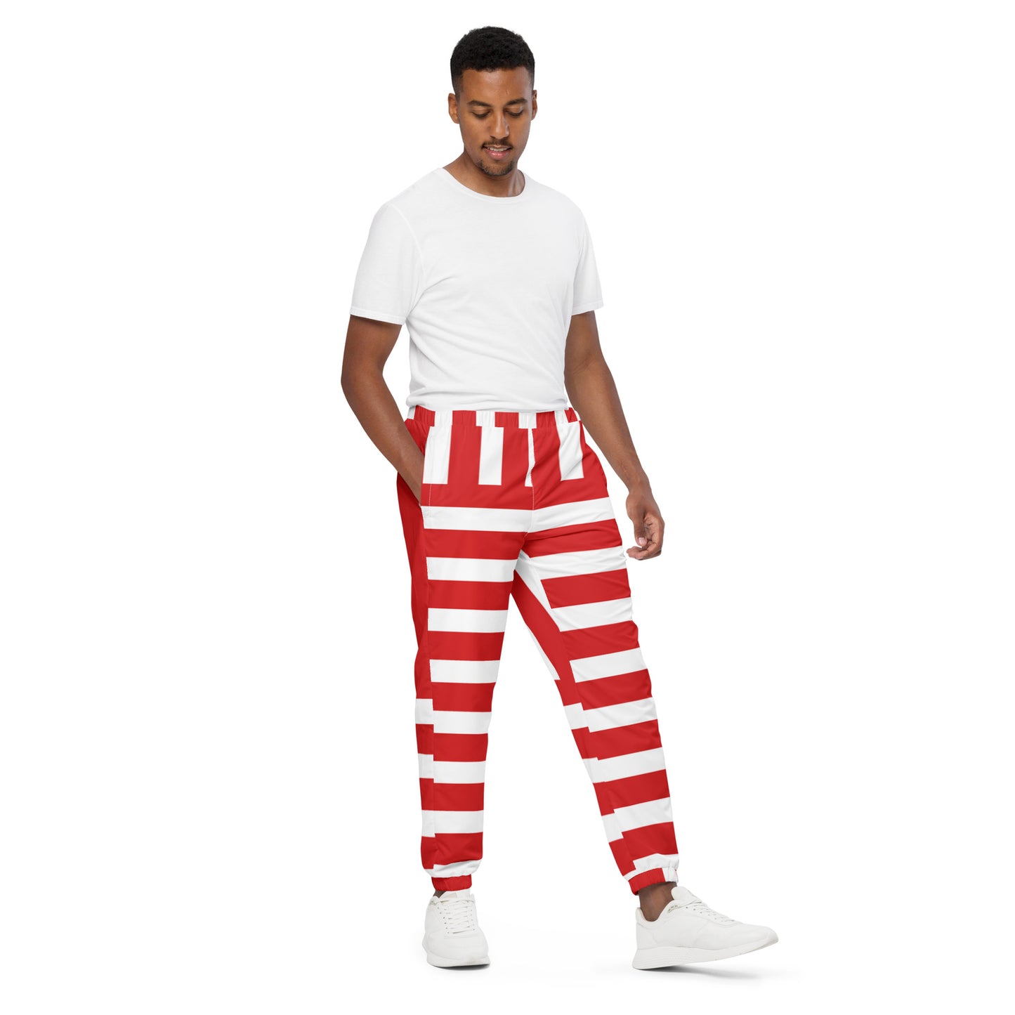Candy Cane Unisex Track Pants