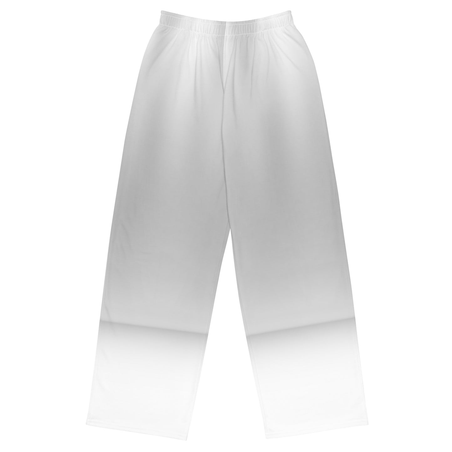 LBS Silver Spotlight Unisex Wide-Leg Pants - White - Plus Size