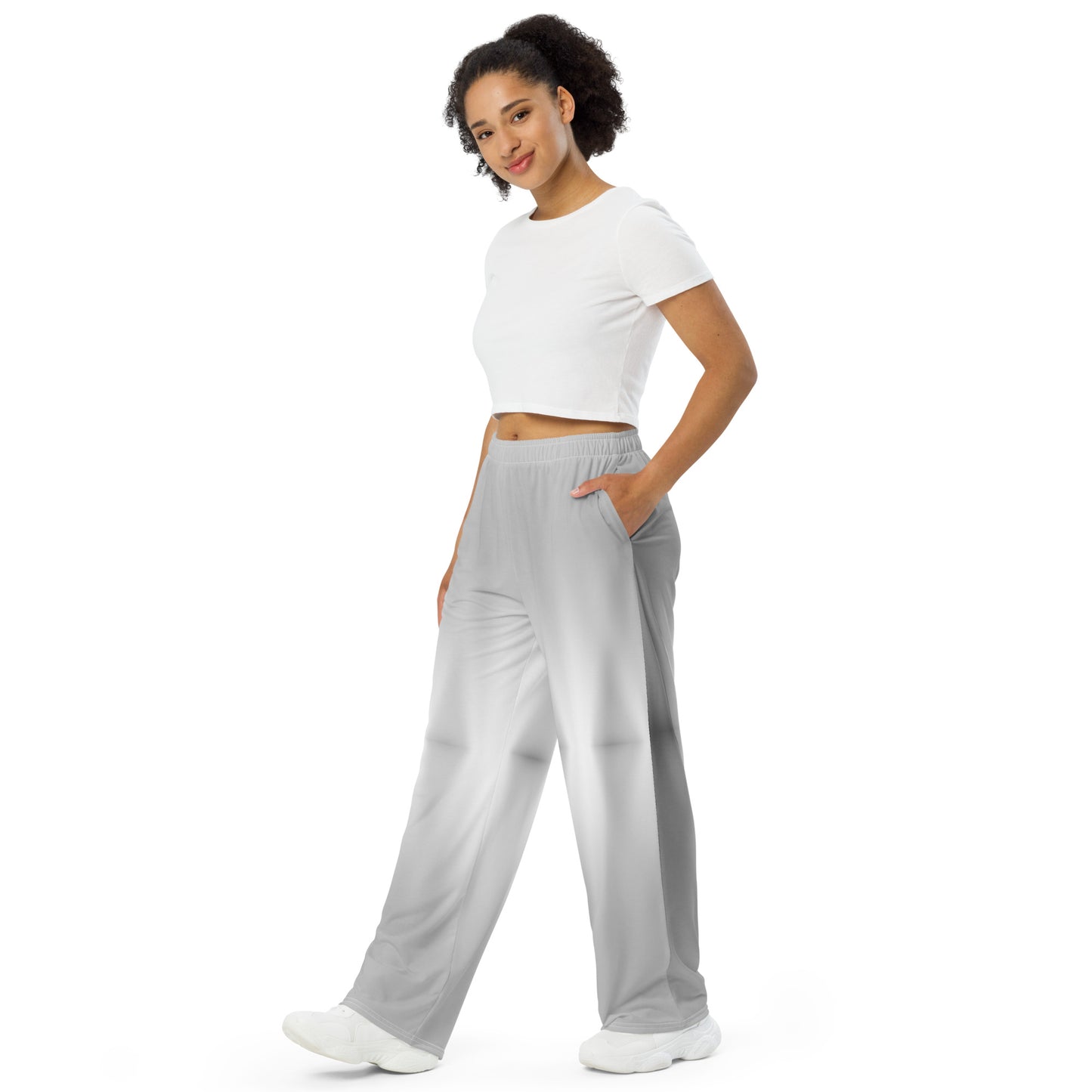 LBS Silver Spotlight Unisex Wide-Leg Pants