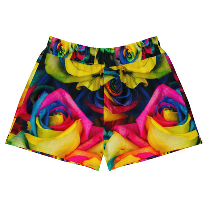 Moonlight & Roses Women's Athletic Short Shorts - Plus Size