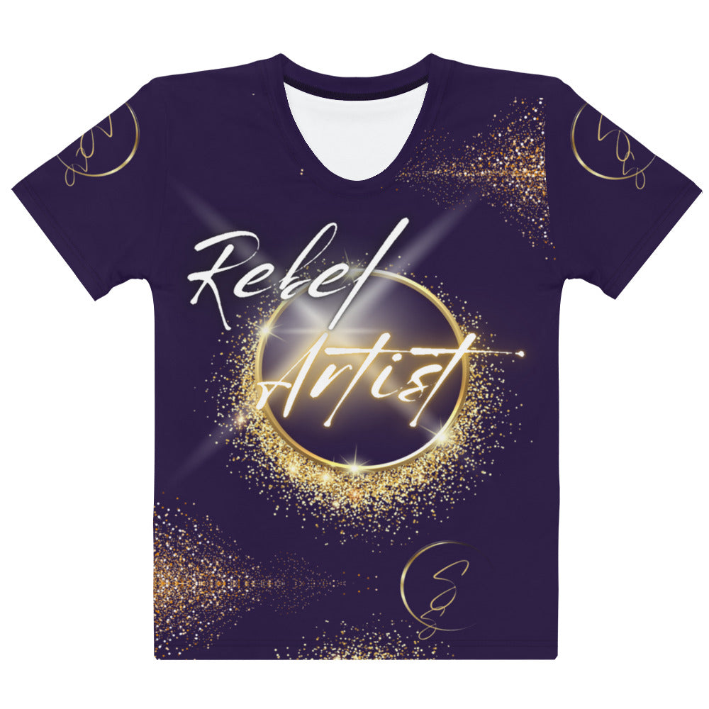 Rebel Artist Women's T-Shirt - Deep Purple