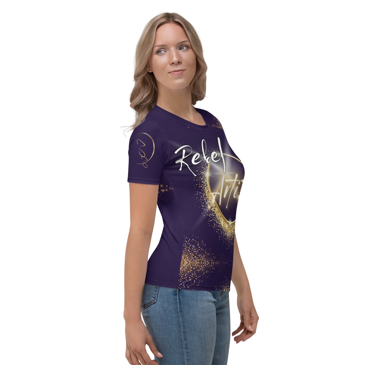 Rebel Artist Women's T-Shirt - Deep Purple