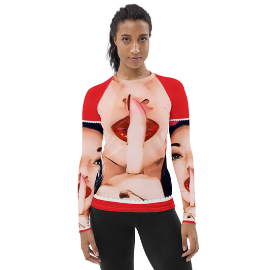 Shhh Women's Rash Guard - SN4